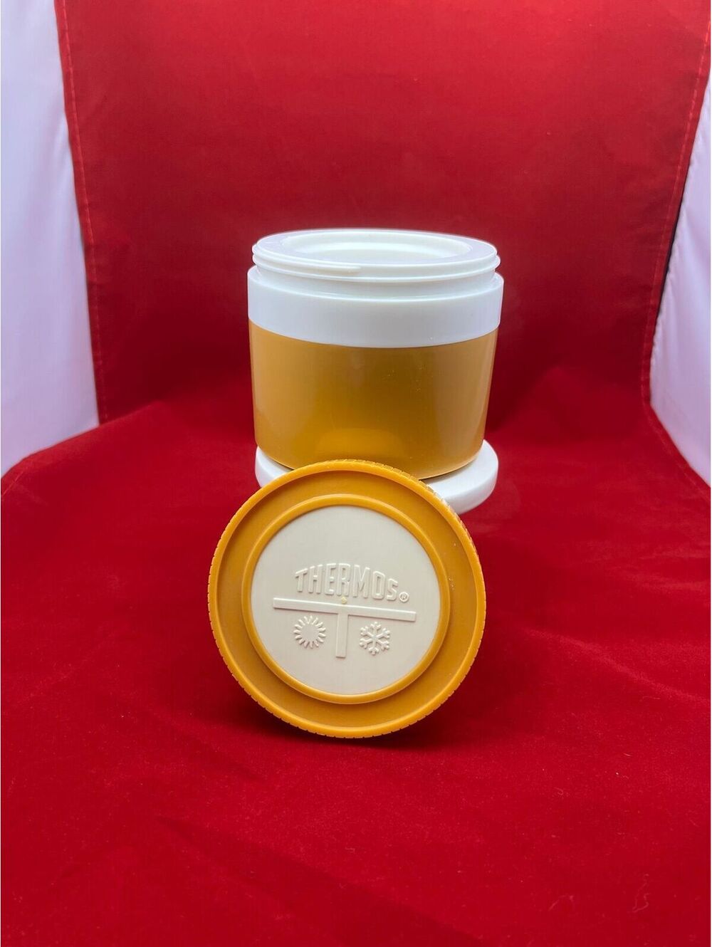 Vintage Gold Thermos King-Seeley Insulated Jar